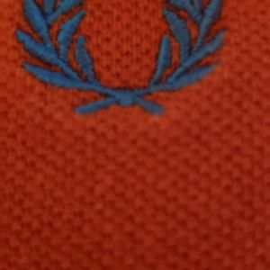 Fred Perry Polo shirt red with blue